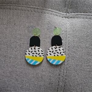 Colorful Geometric Earrings